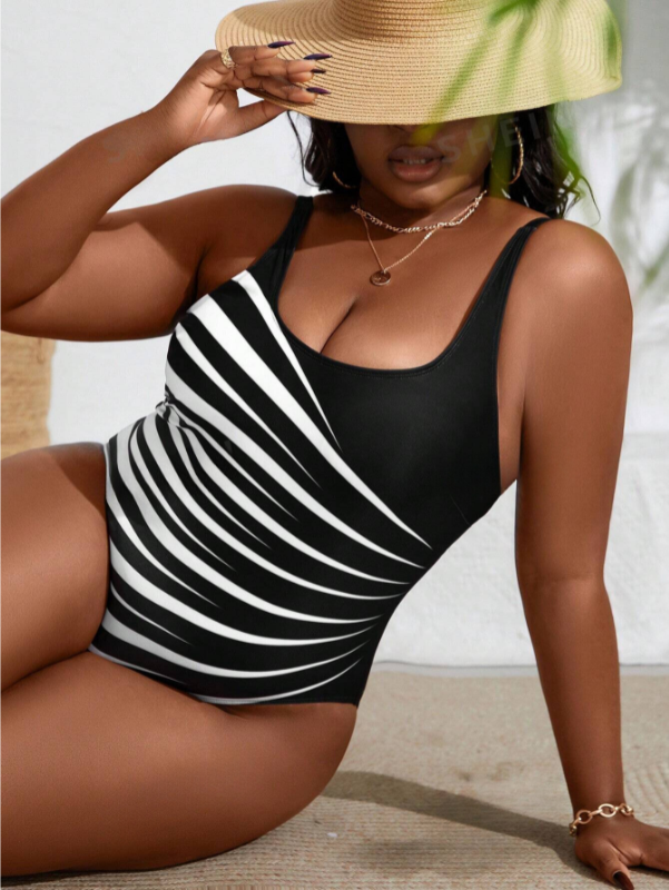 Maiô Com Listras Coloridas Alças Grossas