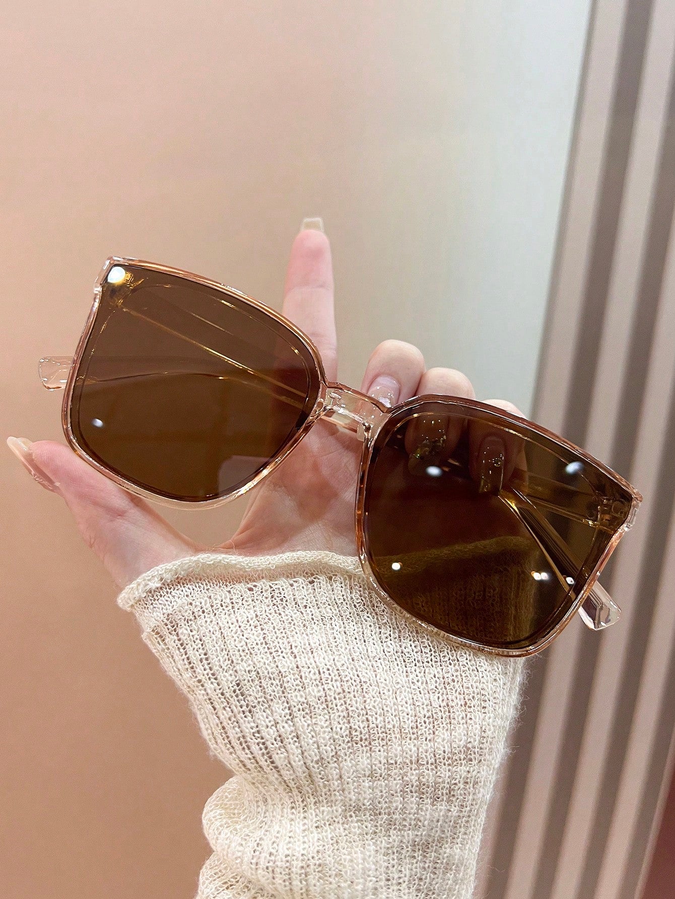 Óculos De Sol Uv Quadrado Queen