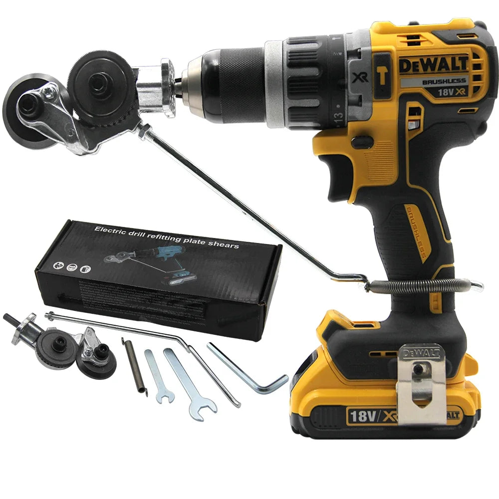 Multifunctional Hand Electric Drill to Plate Cutter Electric Drill Iron Sheet Cutter to Metal Plate Cutter Tool Accessories