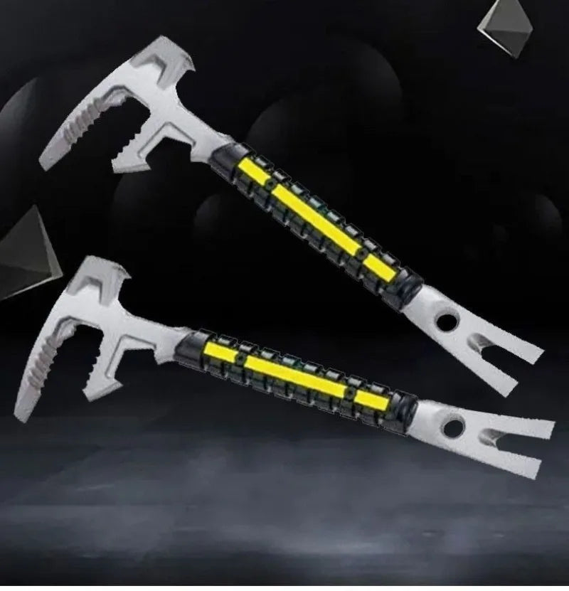 Multifunctional Fire Hammer Breaking Hammer Emergency Rescue Safety Escape Hand Tool Carbon Fiber Sheet Metal Knockdown Tool