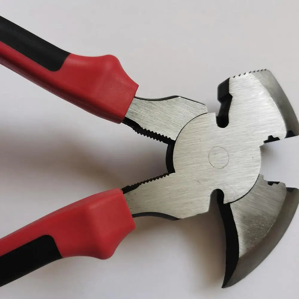 Fencing Pliers Barbed Wire Fence Pliers Tools Heavy Duty Multifunctional Hand Tools With Hammer Head Nail Puller For Bending