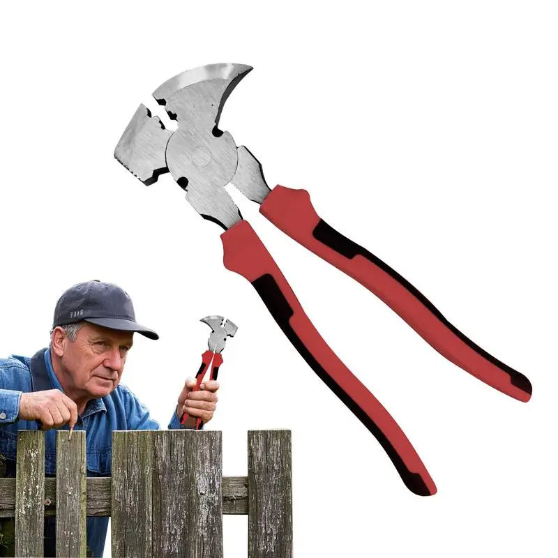 Fencing Pliers Barbed Wire Fence Pliers Tools Heavy Duty Multifunctional Hand Tools With Hammer Head Nail Puller For Bending