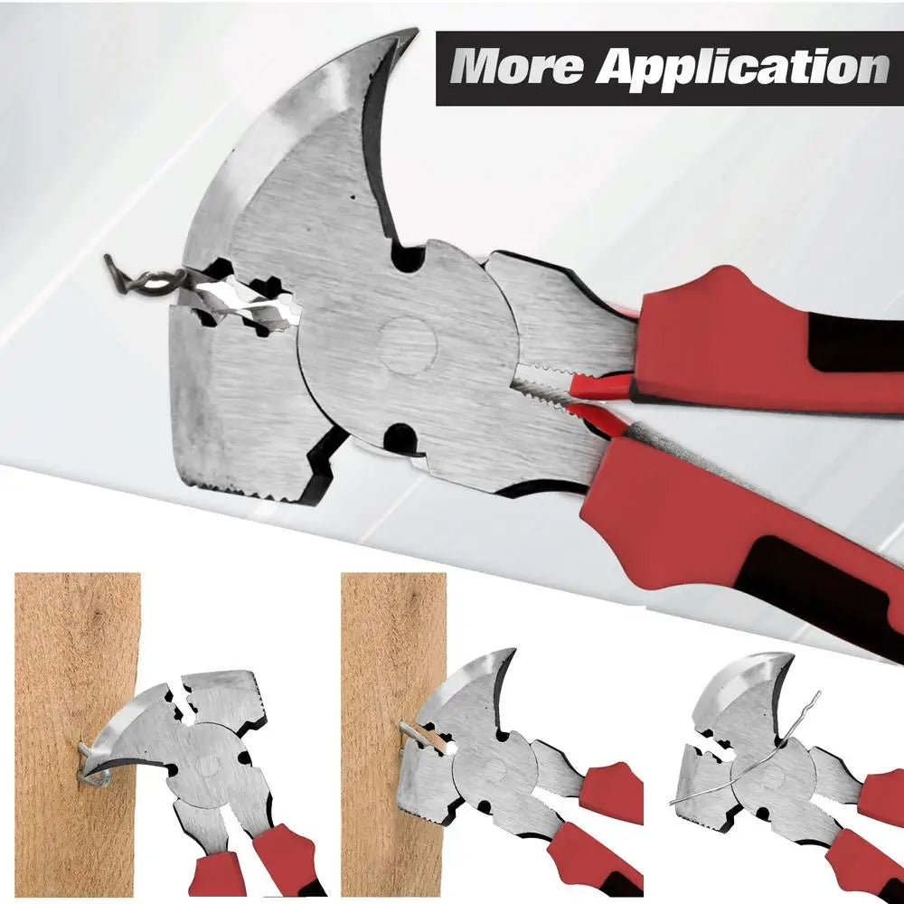 Fencing Pliers Barbed Wire Fence Pliers Tools Heavy Duty Multifunctional Hand Tools With Hammer Head Nail Puller For Bending