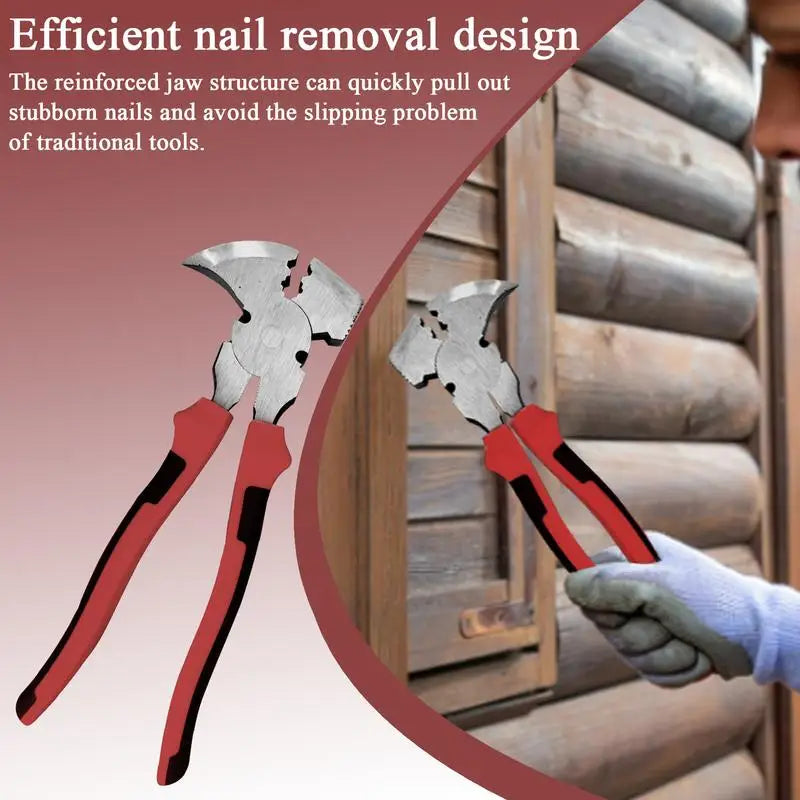 Fencing Pliers Barbed Wire Fence Pliers Tools Heavy Duty Multifunctional Hand Tools With Hammer Head Nail Puller For Bending