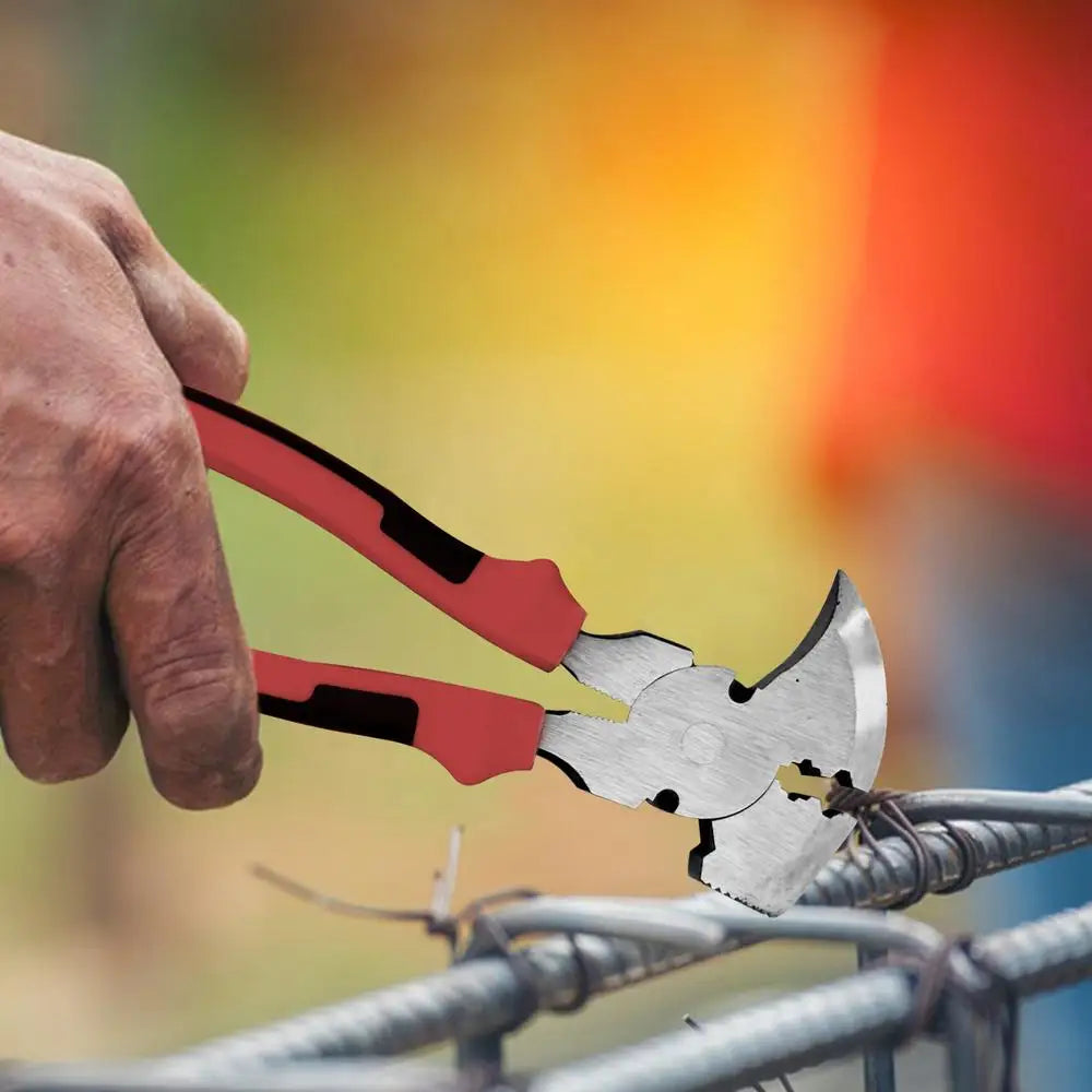 Fencing Pliers Barbed Wire Fence Pliers Tools Heavy Duty Multifunctional Hand Tools With Hammer Head Nail Puller For Bending