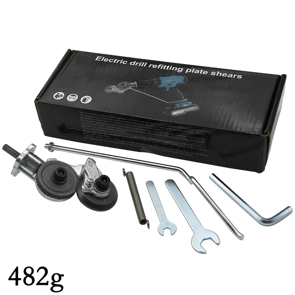 Multifunctional Hand Electric Drill to Plate Cutter Electric Drill Iron Sheet Cutter to Metal Plate Cutter Tool Accessories