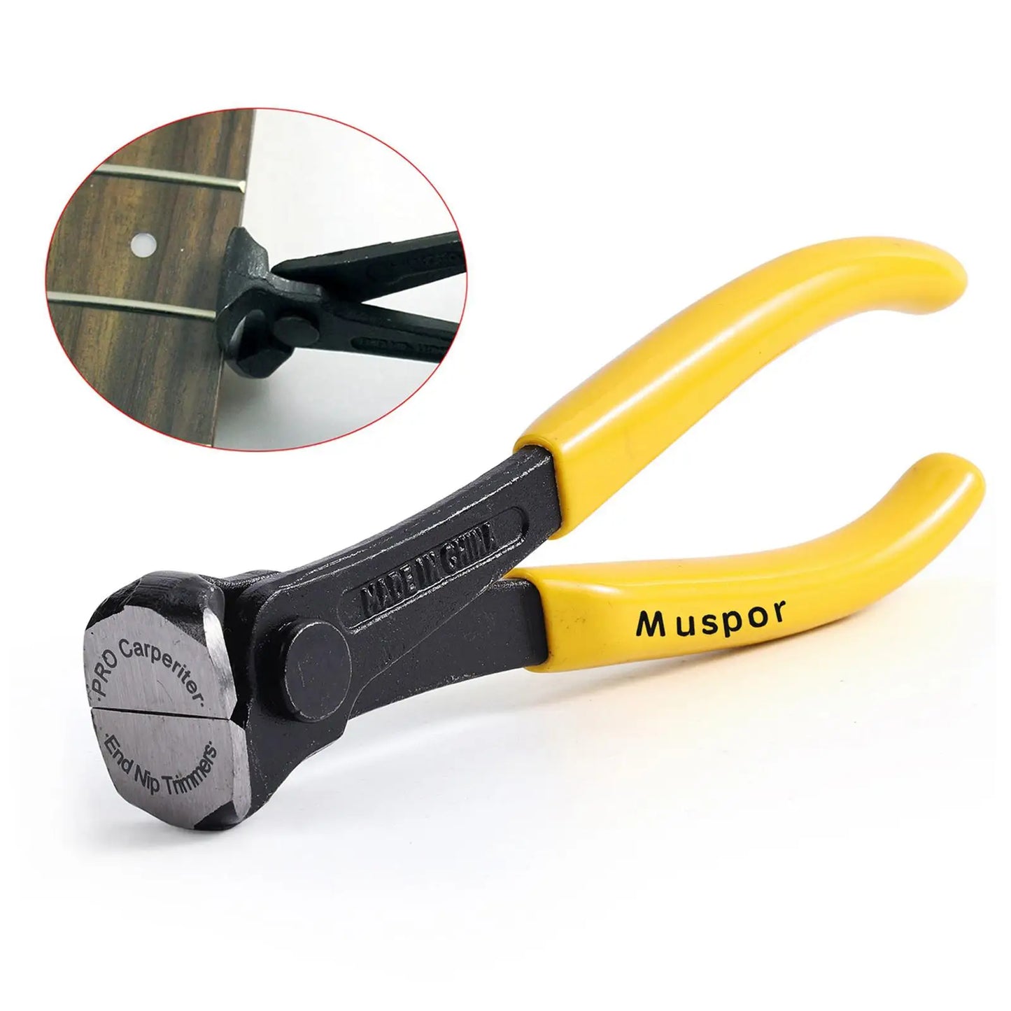 Guitar Fret Plier Fret Wire Puller Luthier Tools Fret Nippers Tool Fret Wire Nippers Puller for Other Stringed Instruments Tool