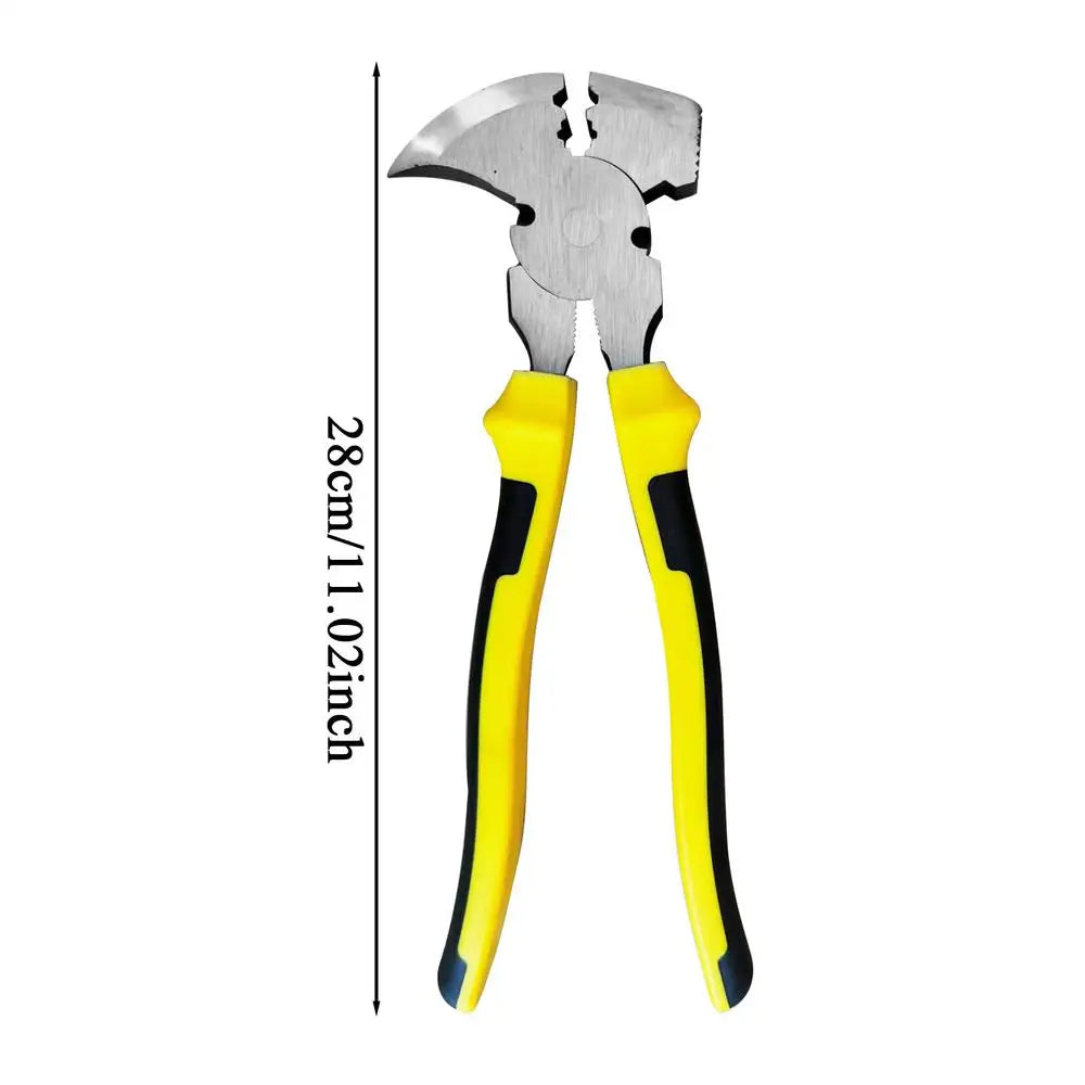 Fencing Pliers Barbed Wire Fence Pliers Tools Heavy Duty Multifunctional Hand Tools With Hammer Head Nail Puller For Bending