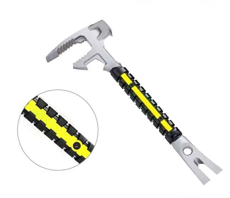 Multifunctional Fire Hammer Breaking Hammer Emergency Rescue Safety Escape Hand Tool Carbon Fiber Sheet Metal Knockdown Tool