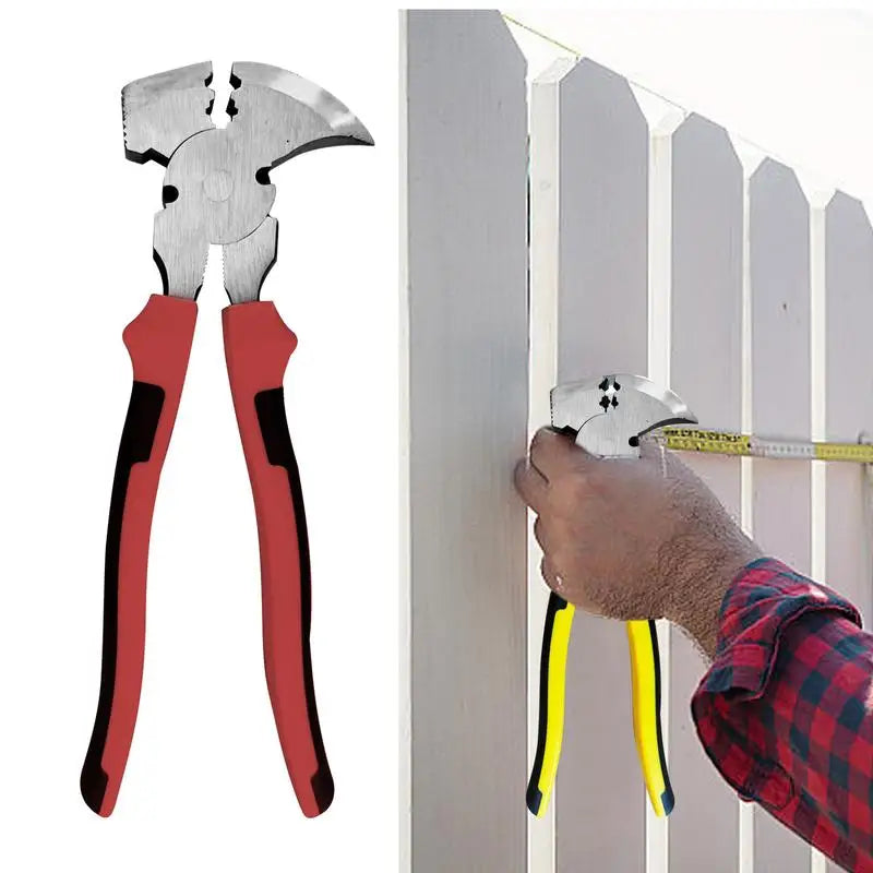 Fencing Pliers Barbed Wire Fence Pliers Tools Heavy Duty Multifunctional Hand Tools With Hammer Head Nail Puller For Bending