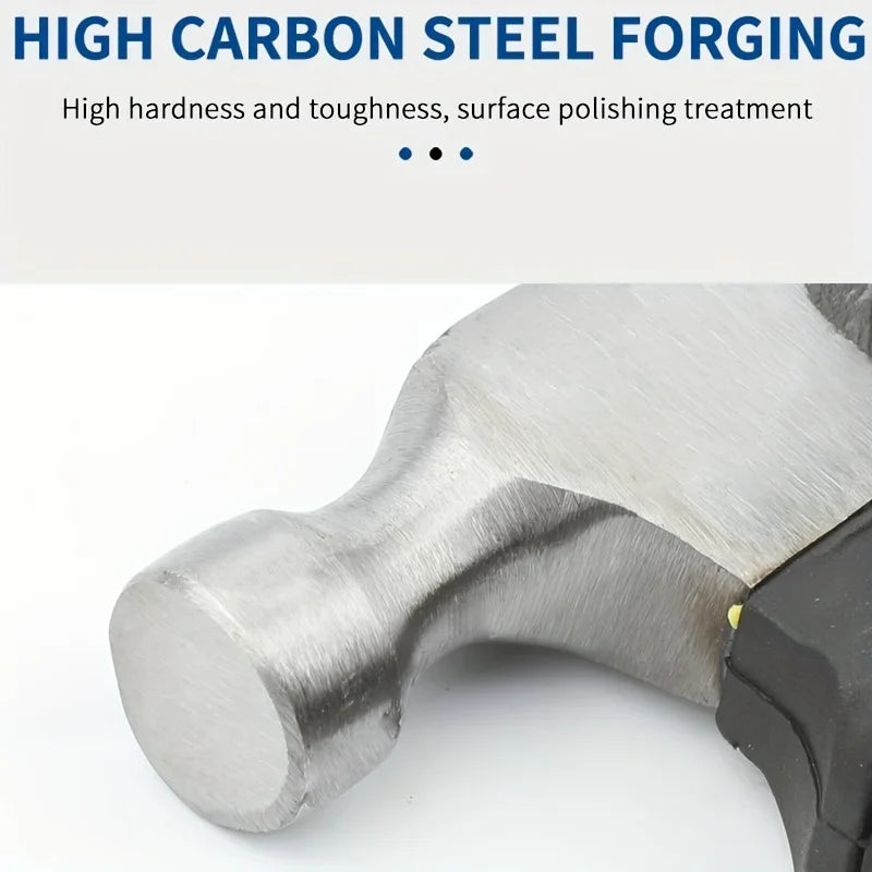 Multifunctional Mini Ramshorn Hammer 160 mm Engineering Handle Lightweight Portable Carpentry Window Breaking Hand Tools Home