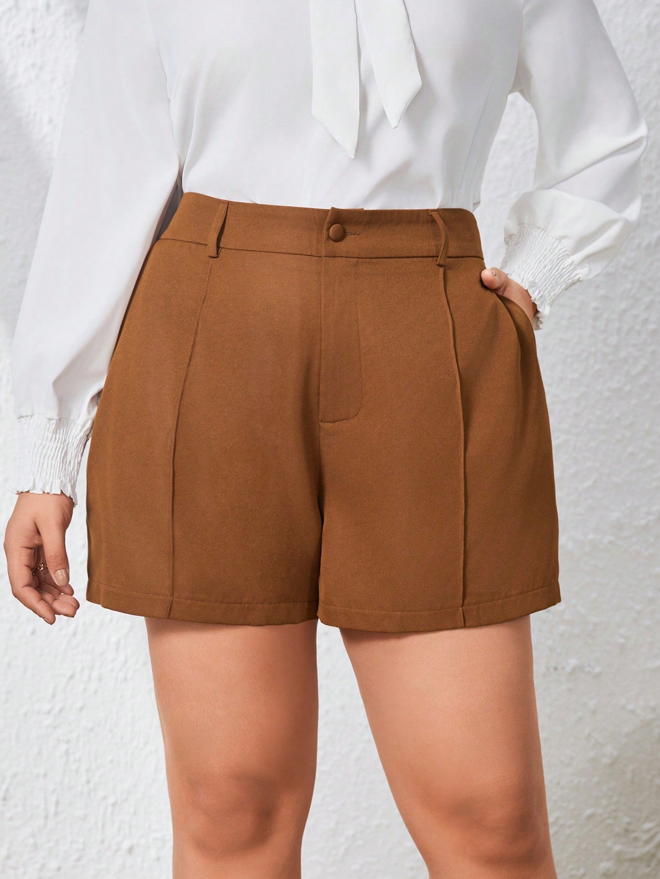 Short Casual de Botão