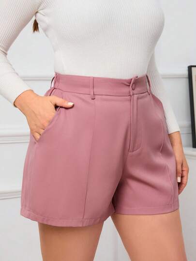 Short Casual de Botão
