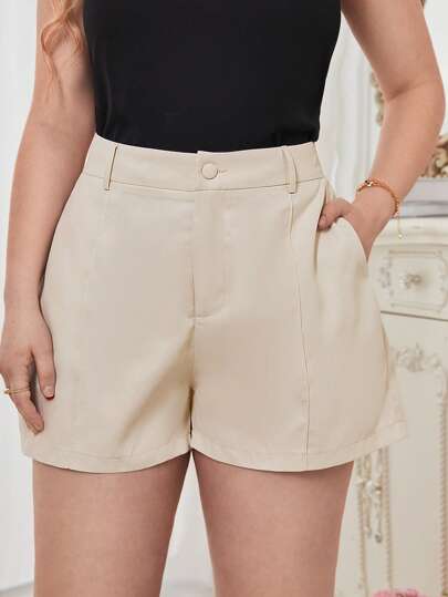 Short Casual de Botão