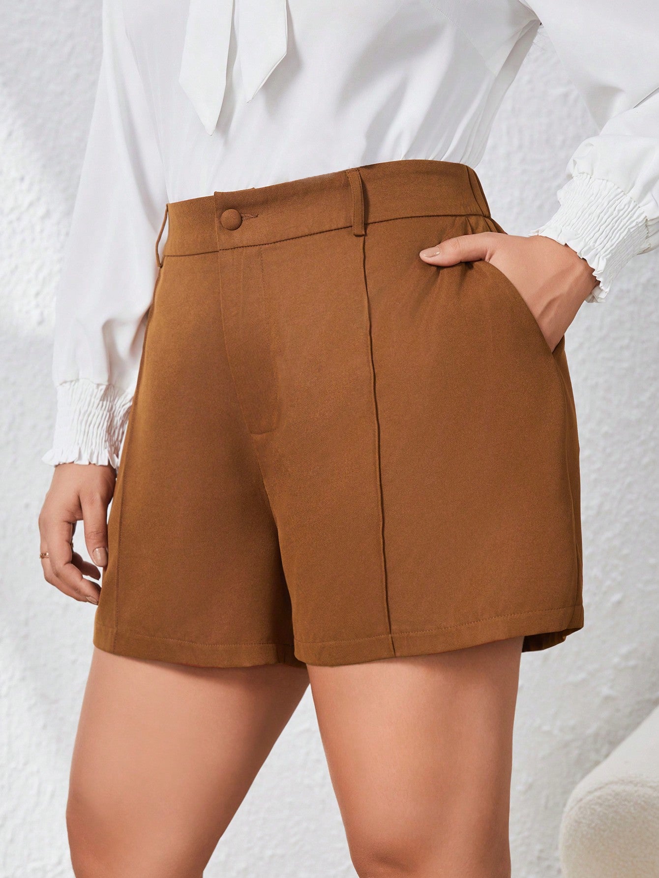 Short Casual de Botão