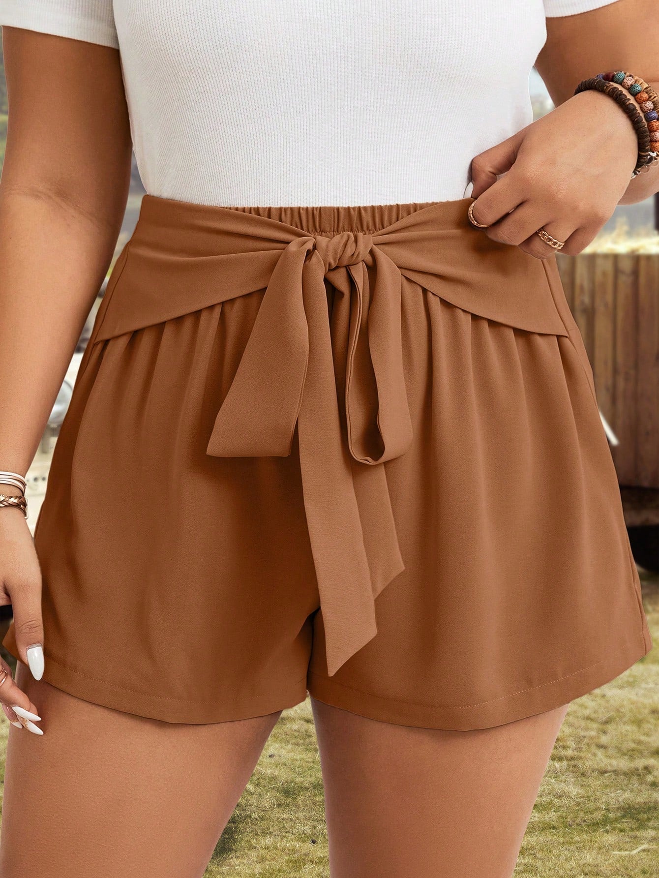 Short Com Laço na Cintura Stela