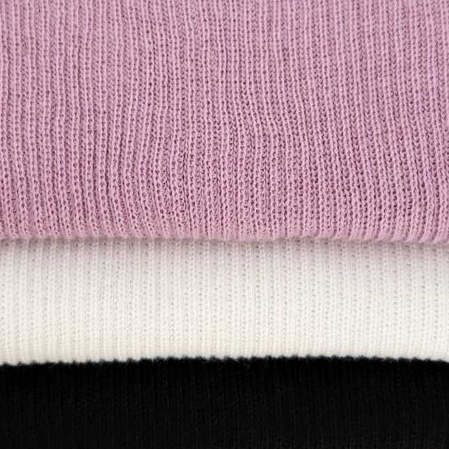 Kit Plus Size 3 Peças Tricot Gola Alta Canelado