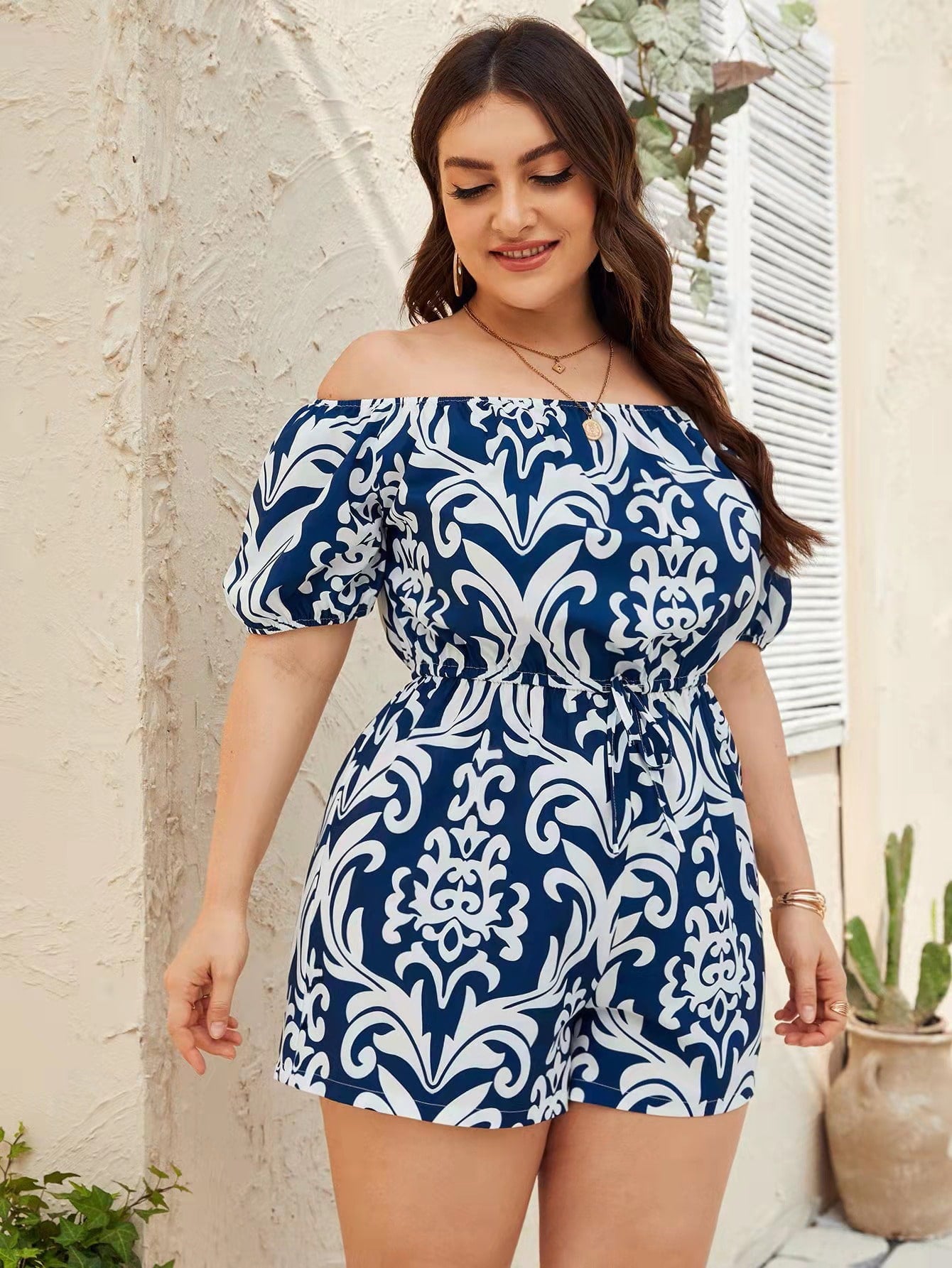 Macacão Grecia Plus Size