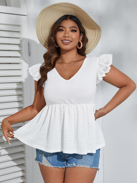 Blusa Peplum Plus Size