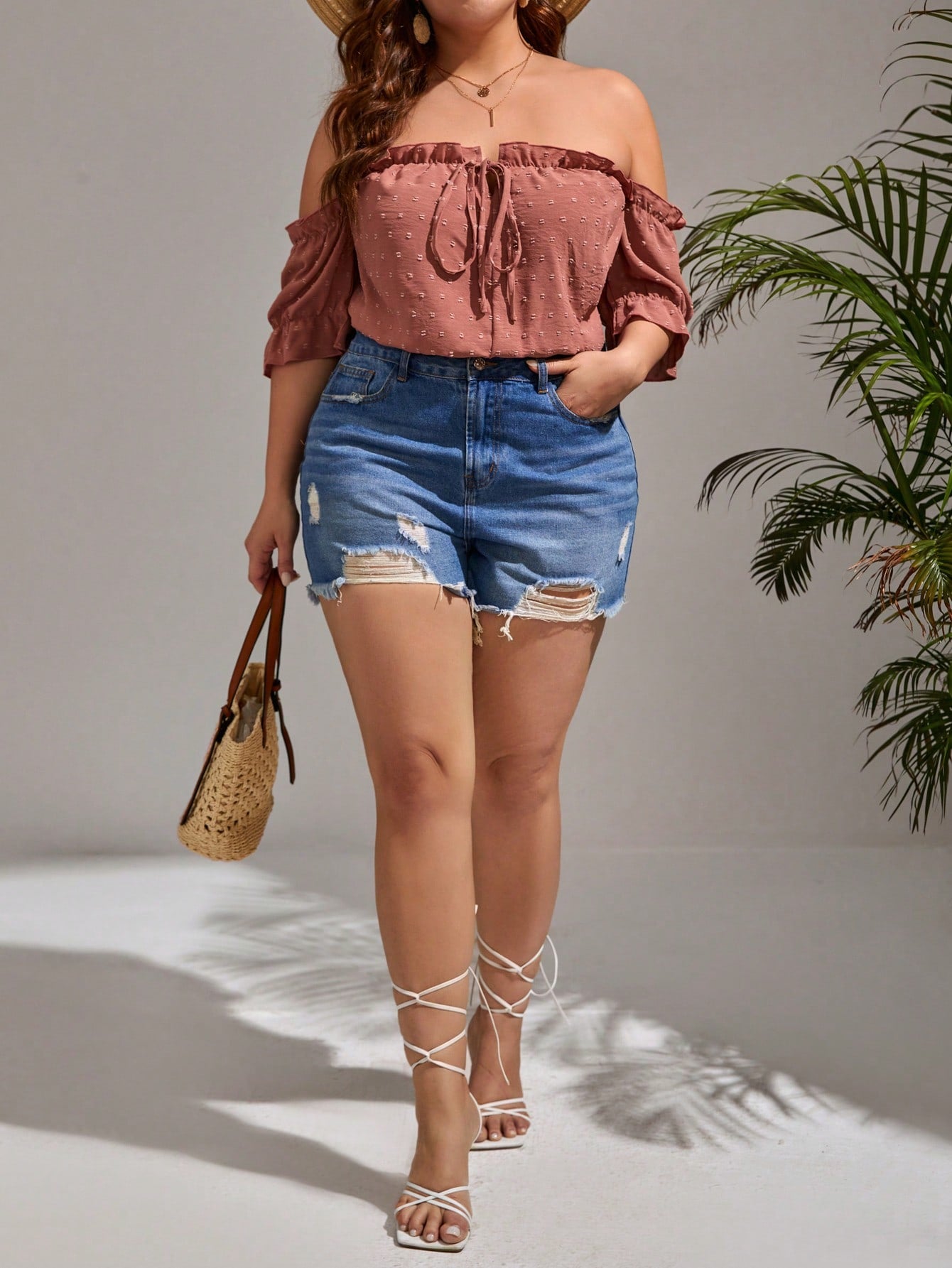 Blusa Cropped Pipoca Plus Size