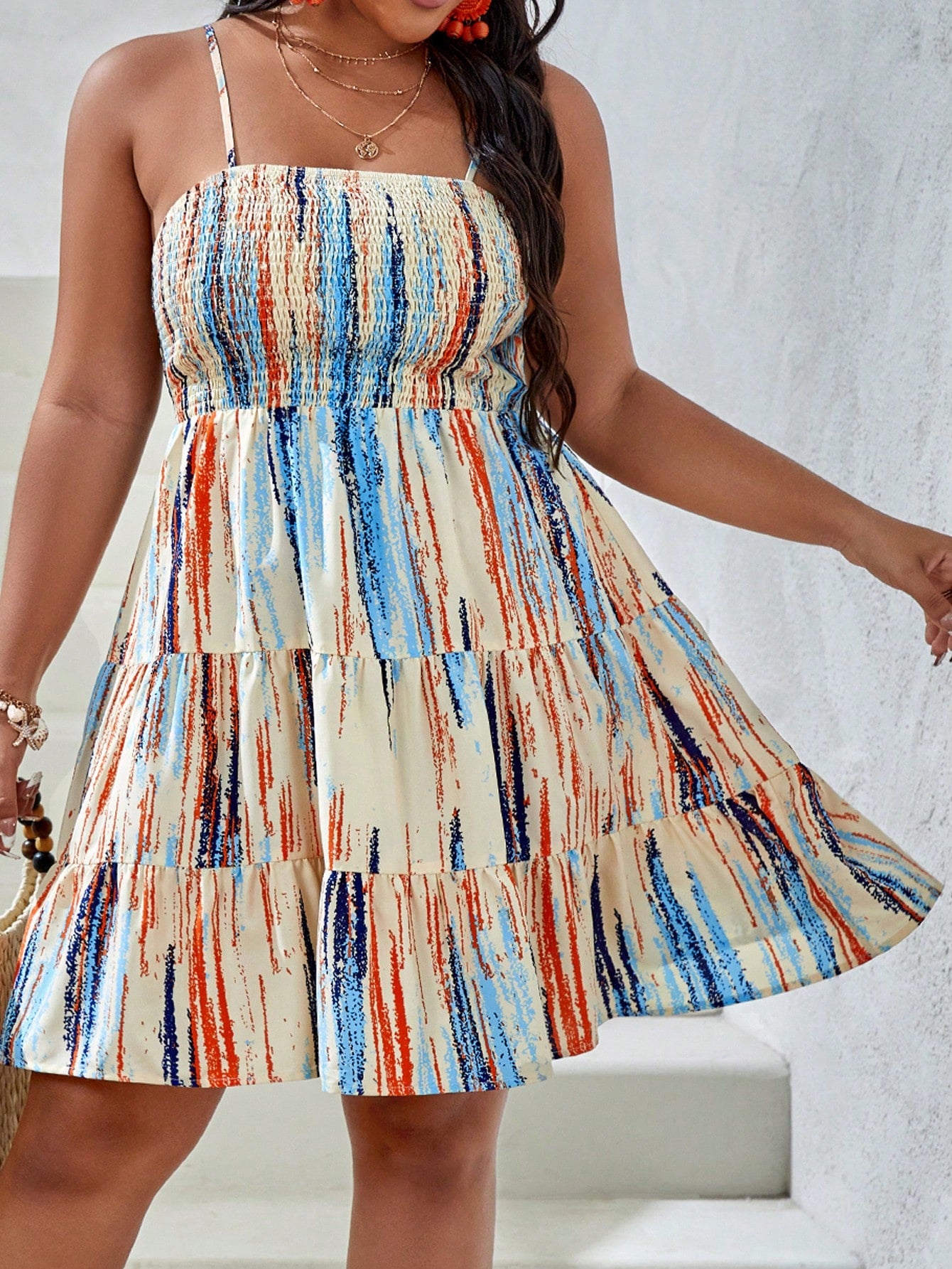 Vestido Pintura Plus Size