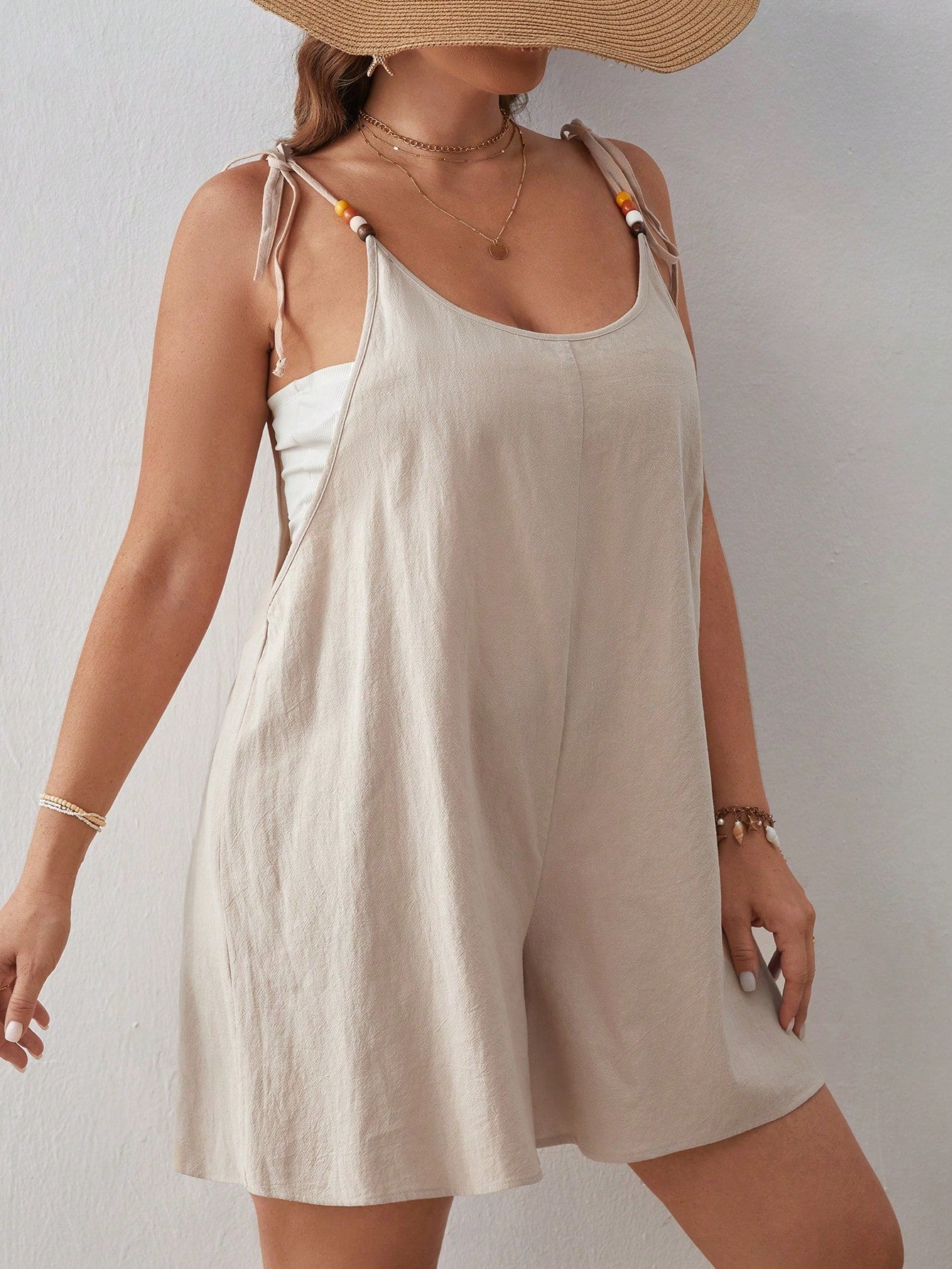 Macacão Lateral Aberta Plus Size