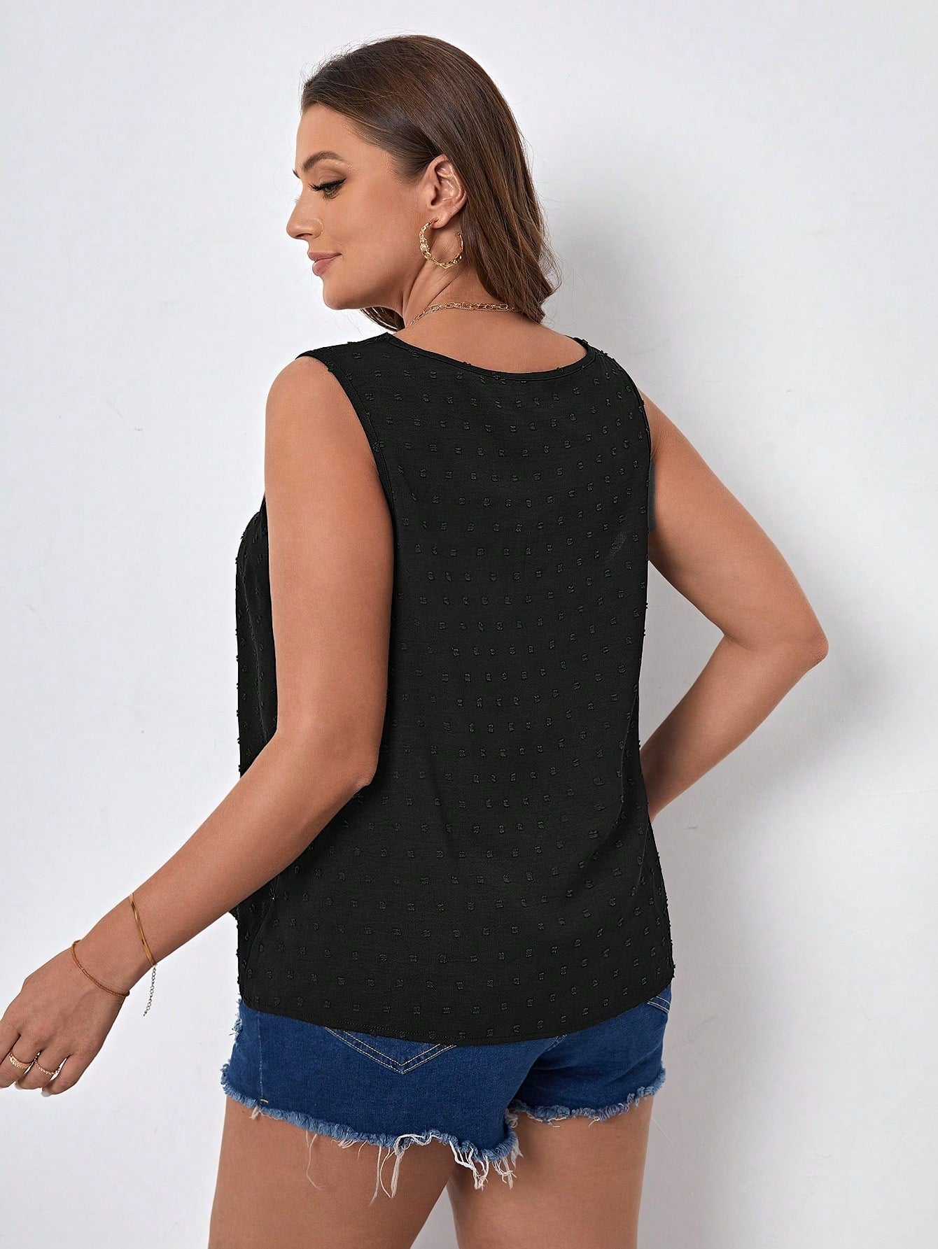 Blusa Pontos Plus Size
