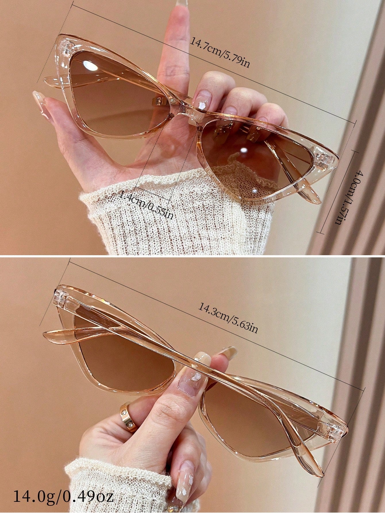 Óculos de Sol Uv Olho De Gato