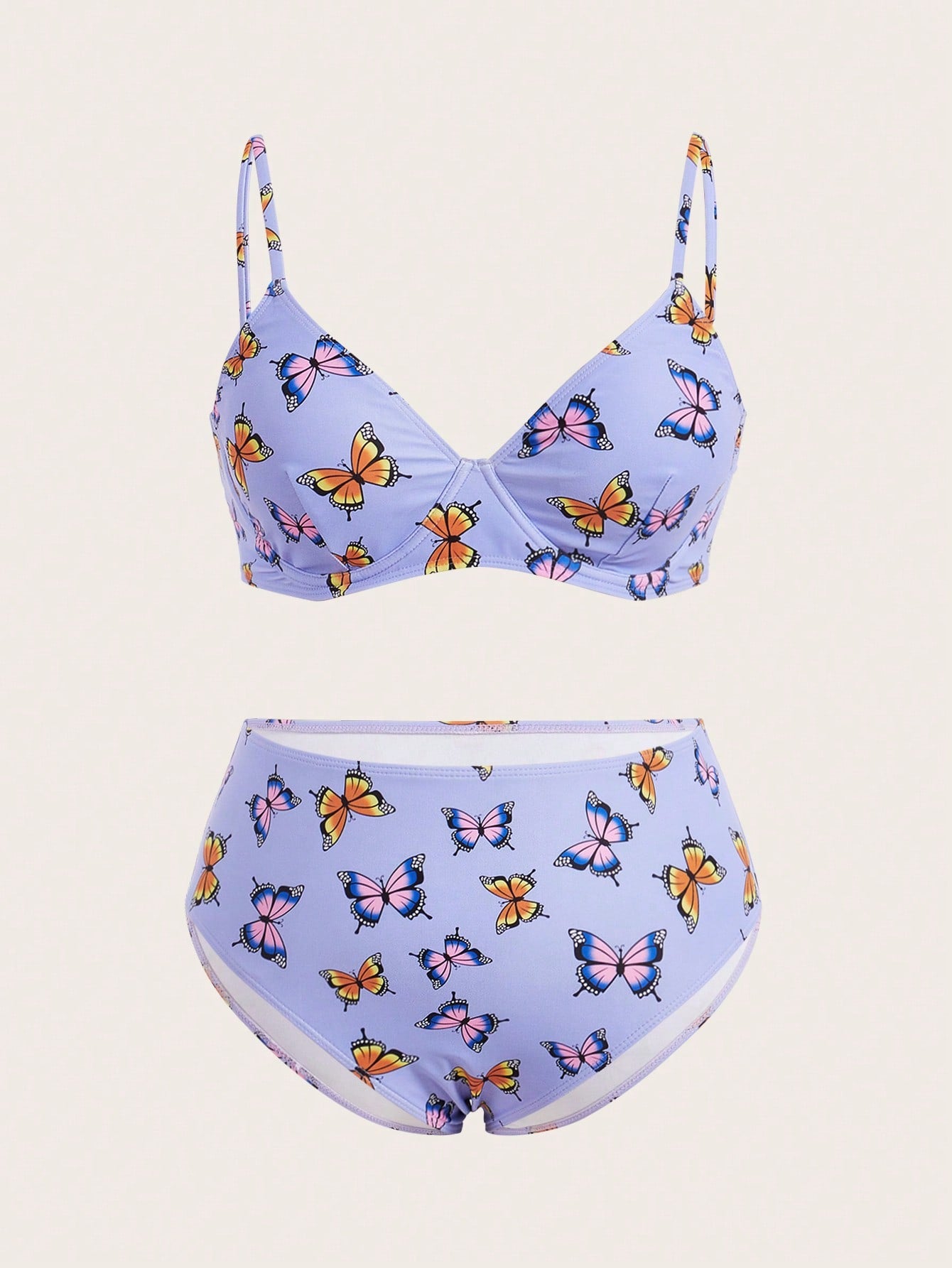 Biquíni Borboleta Plus Size + Ganhe Sainha de Praia