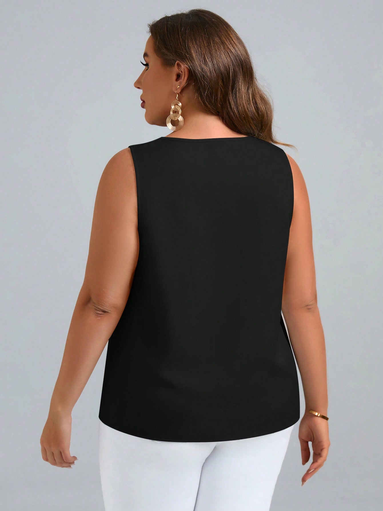 Blusa Decote Especial Plus Size