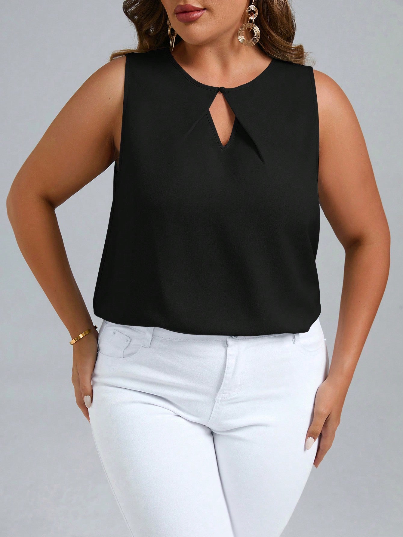 Blusa Decote Especial Plus Size